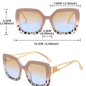 Quay Australia Brown Gradient Sunglasses